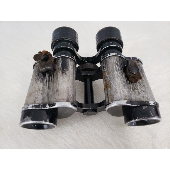 BINOCULARS B.K. ELLIOTT PITTSBURGH-CLEVELAND 8X26 "PITTSBURGHER" FRANCE WWII VTG - Picture 8 of 12
